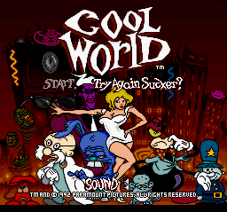 Cool World Title Screen